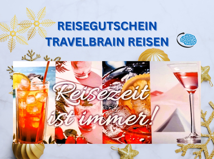 Geschenkgutschein für Reisen aller Art beim Reiseprofi TravelBrain Reisen bestellen