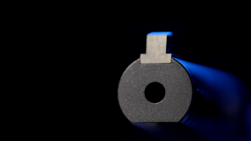 Standard front sight 5 x 8.5mm of Morini CM162EI air pistol, with other sizes available to suit shooting sight in accessories
