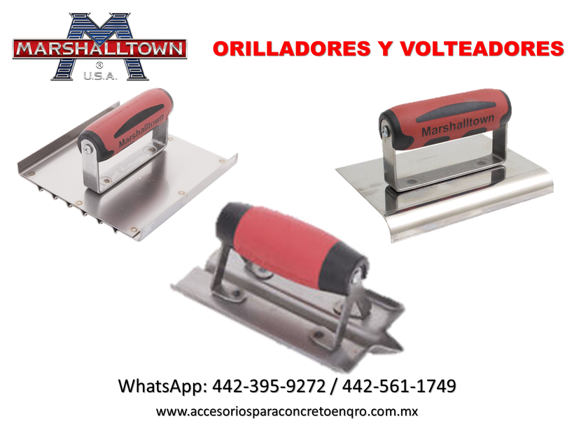 Orilladores y volteadores Marshalltown