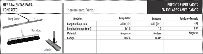 Herramientas de uso Vario Marshalltown