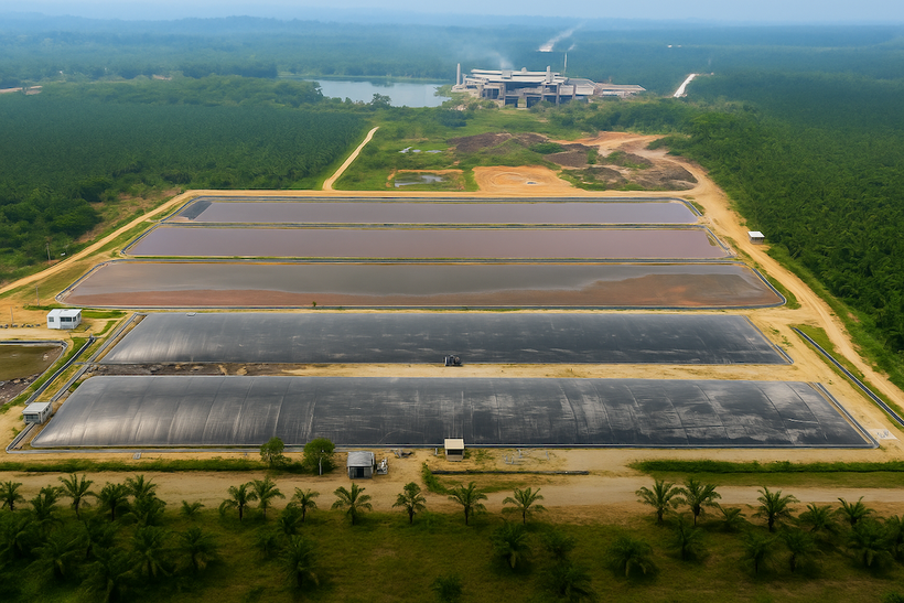 Biodigestor para aprovechamiento de POME construido en Guatemala por Aqualimpia Engineering