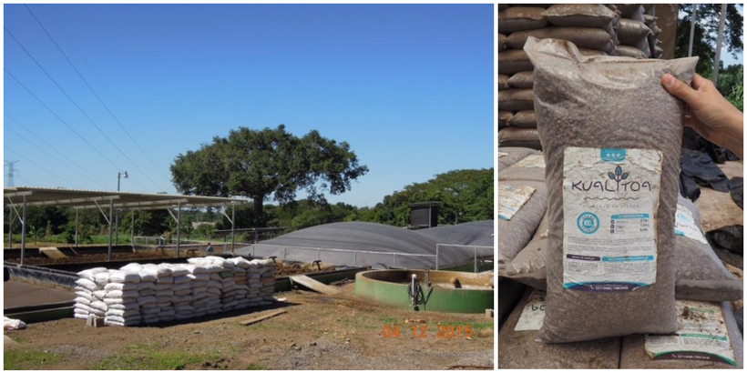 Fertilizante organico de biodigestor alimentado con gallinaza - AquaLimpia Engineering 