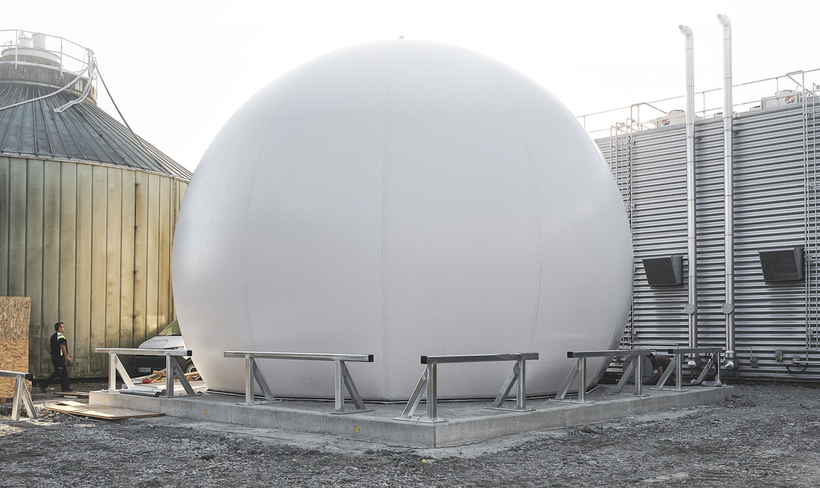 Gasómetro para almacenar biogás -Aqualimpia Engineering
