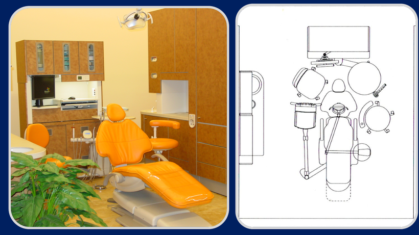 アメリカのユニットは感染予防、4ハンドシステム、滅菌システムともにして完成されている