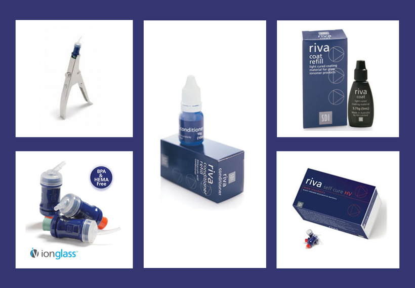 グラスアイオノマーセメントRIVA（アメリカから輸入）