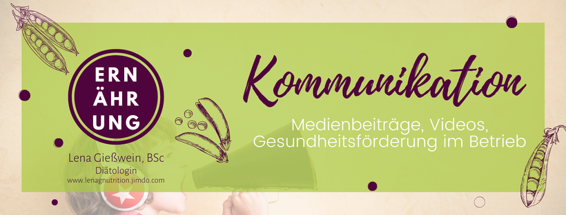 betriebliche gesundheitsförderung ernährung ernährungskommunikation artikel blogpost radiobeitrag video medienbeiträgen für print, websites, tv fernsehbeitrag social media ernährungsexpertin mit charisma und humor richtige ansprechpartnerin für dich! 