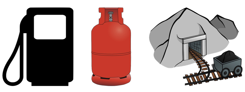 énergies non renouvelables - énergies fossiles : pétrole, gaz, charbon