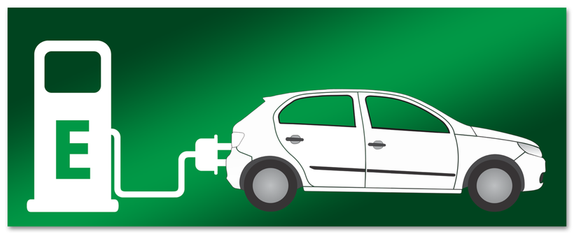 recharge d'une voiture électrique