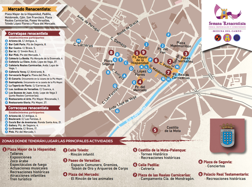 Programa de la Semana Renacentista de Medina del Campo