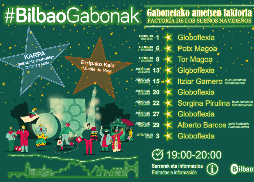 Programa de la Navidad en Bilbao