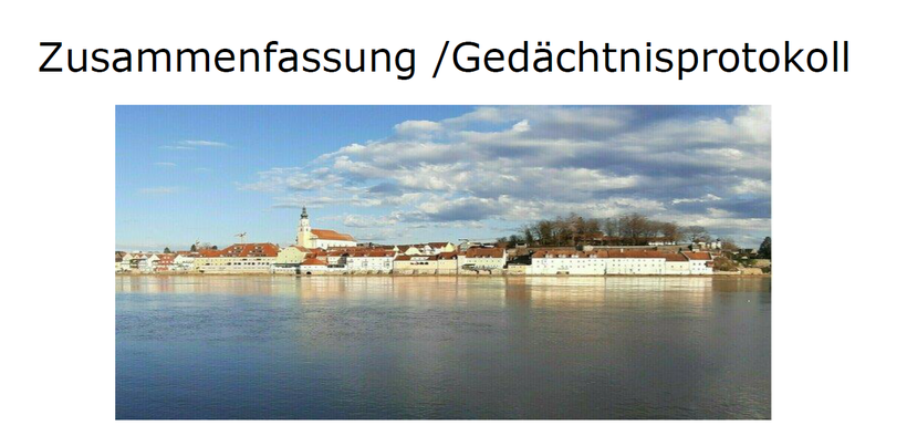 Zusammenfassung /Gedächtnisprotokoll Treff: Mittwoch 29.07.2020 von 09.00 – ca. 11.15 Uhr Treffpunkt: Rathaus – Sitzungssaal - Schärding Einladung erfolgte durch: Bezirkspolizeikommandant Osterkorn Matthias Anwesende Personen: BPK Osterkorn Matthias, C