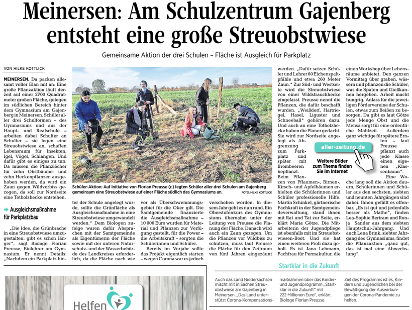 Aller Zeitung 13.11.2021
