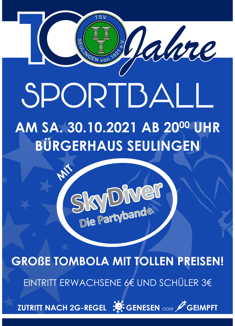 Festkommers und Sportball! TSV Seulingen von 1921 e.V.