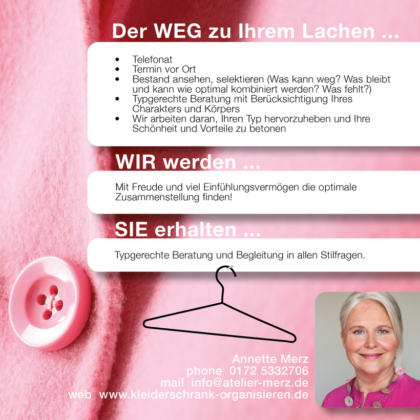 Atelier Kunst u Style Annette Merz Website Bild Thema Kleiderschrank organisieren 3