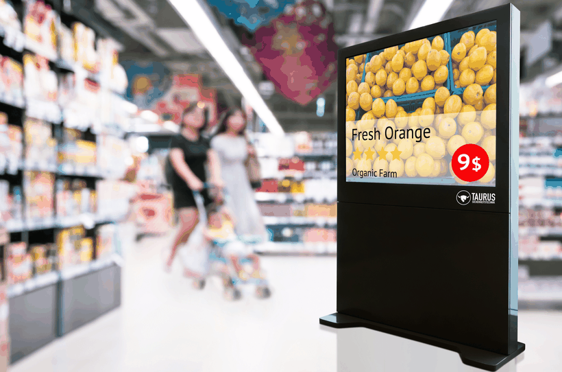 Digital Signage, Supermarket