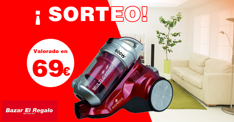 sorteo de aspiradores Sareba