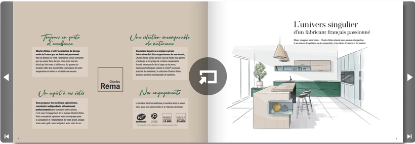 Catalogue en ligne cuisines rema