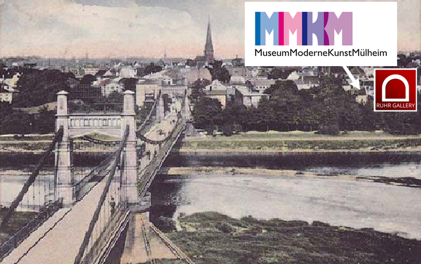 Seit Anfang 1800: Idyllische Lage des Baudenkmals VILLA ARTIS MÜLHEIM am Ruhrufer (Innenstadtpark Ruhranlage)