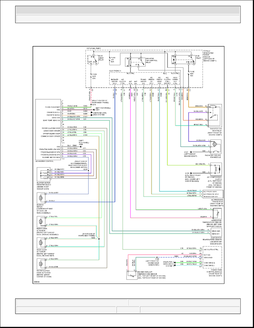 NITRO Air Conditioning Wiring Diagram