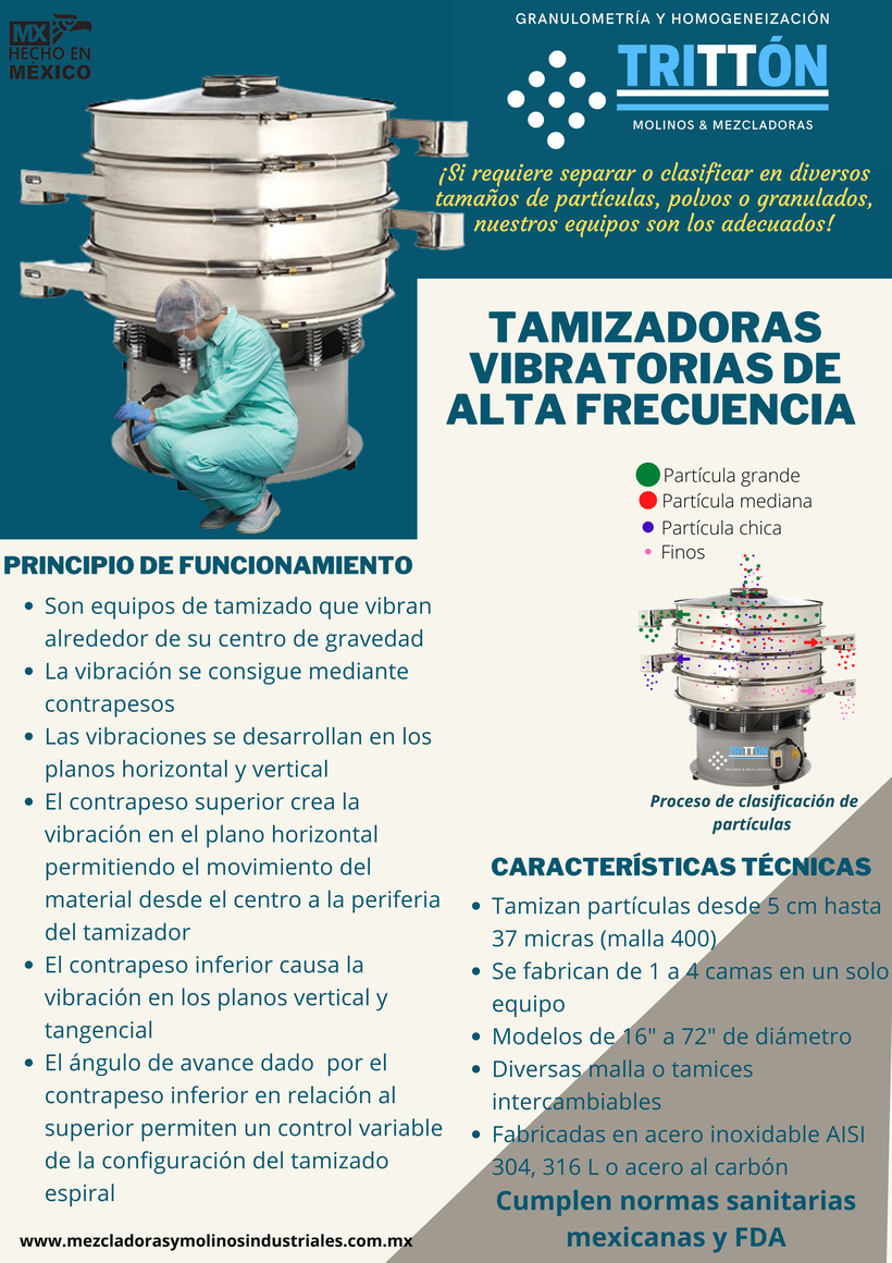 tamizadora vibratoria