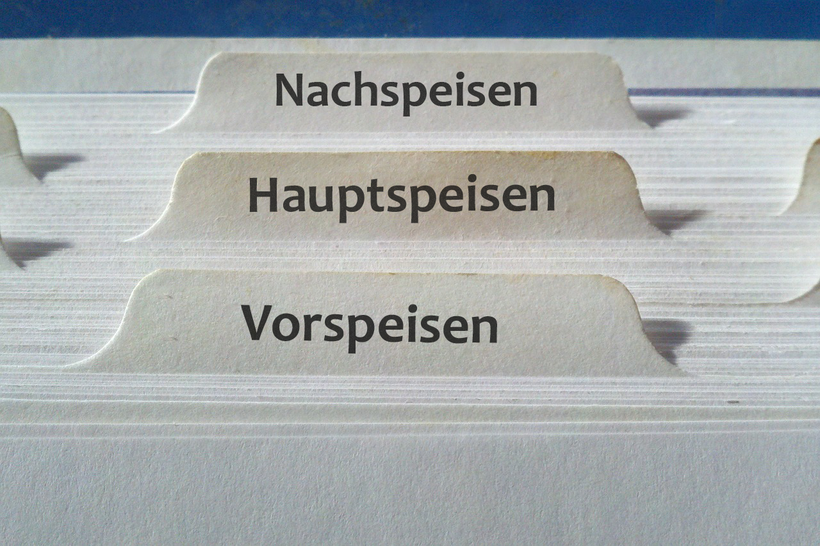 Mehr Überblick bei den Rezeptideen: Rezepte organisieren