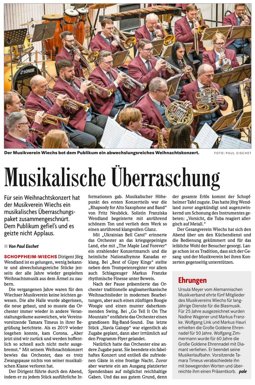 Badische Zeitung 19.12.2022