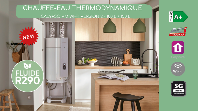 chauffe-eau thermodynanique Calypso VM 100 / VM 150