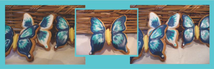Galletas decoradas de Mariposas