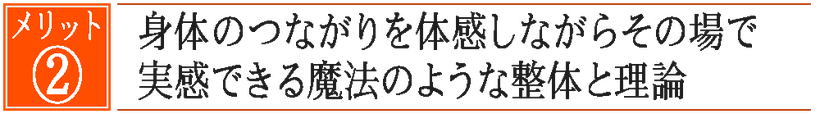 身体のつながりを体感しながらその場で実感できる魔法のような整体が受けられる豊橋の腰痛専門整体