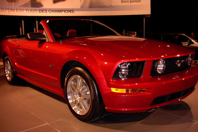 Mustang GT 2005 au Salon de l'auto à Montréal