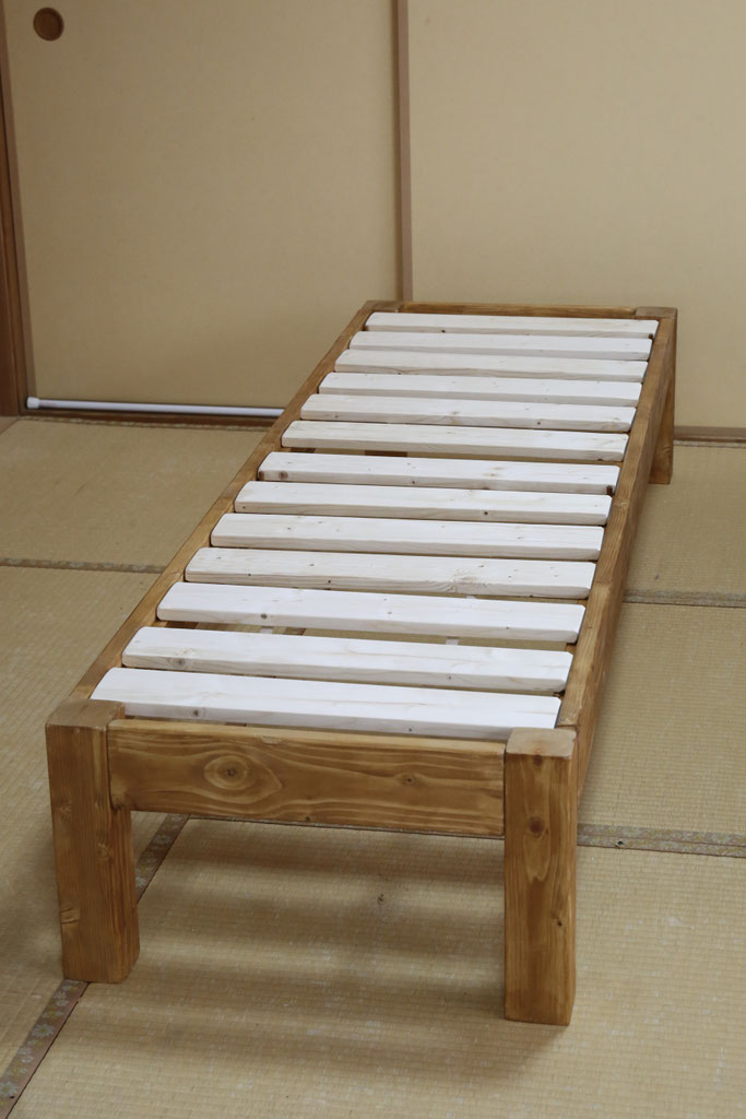 標準サイズのプラスベッド  幅60cm 高さ25cm 長さ200cm