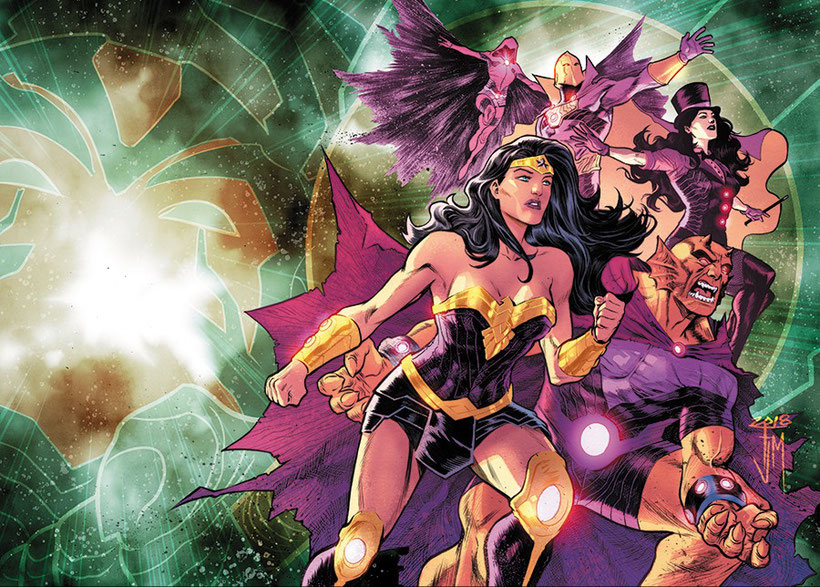 Wonder Woman, Raven, Doktor Fate, Zatanna und Etrigan als Team Wonder.