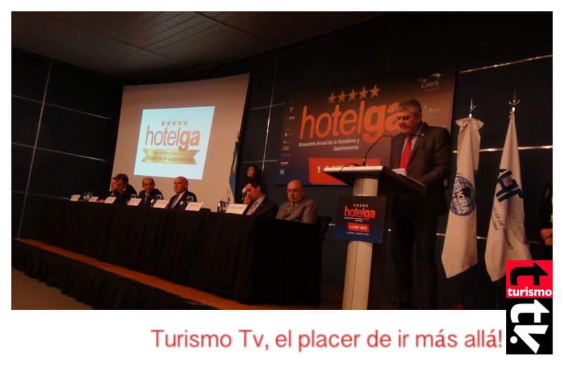 Hotelga 2015: Roberto Brunello en el discurso inaugural Turismo Tv, Televisión Turística