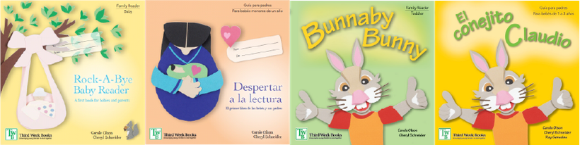 Books to support early literacy with parenting education. Great for "Welcome, Baby" gifts.