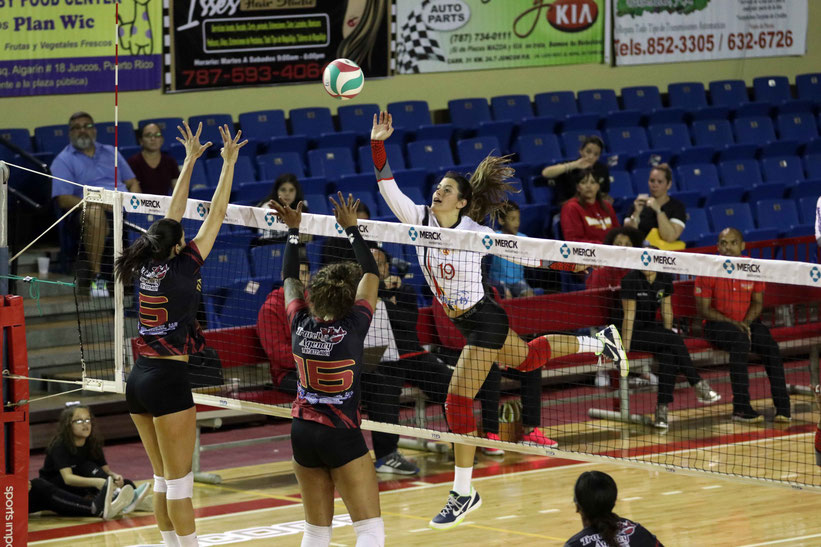 Paulina Prieto Cerame #19 fue la bujía ofensiva con 29 puntos en el triunfo de Juncos sobre Trujillo Alto / Foto por Heriberto Rosario Rosa