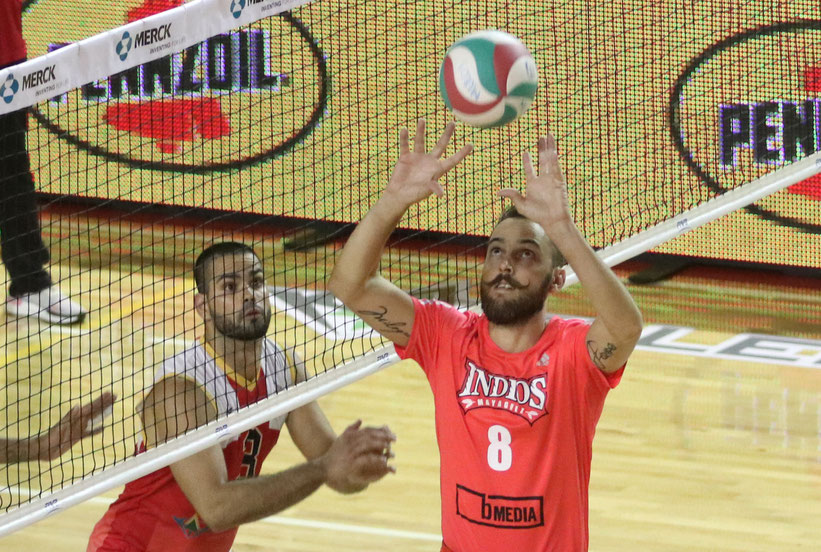 Perez hasta este año estuvo activo en la LVSM, y fungió como colocador de los sub campeones Indios de Mayaguez en la recién concluida serie final, / Foto por Heriberto Rosario Rosa