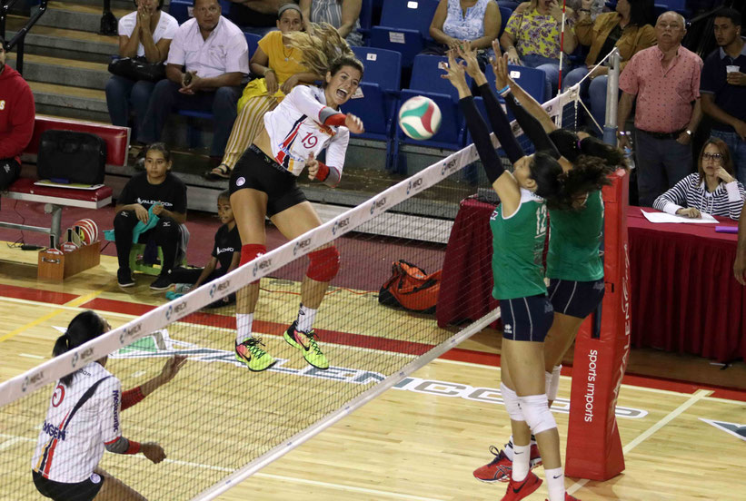 Paulina Prieto fue la mejor en la ofensiva ganadora de las Valencianas de Juncos / Foto por Heriberto Rosario Rosa