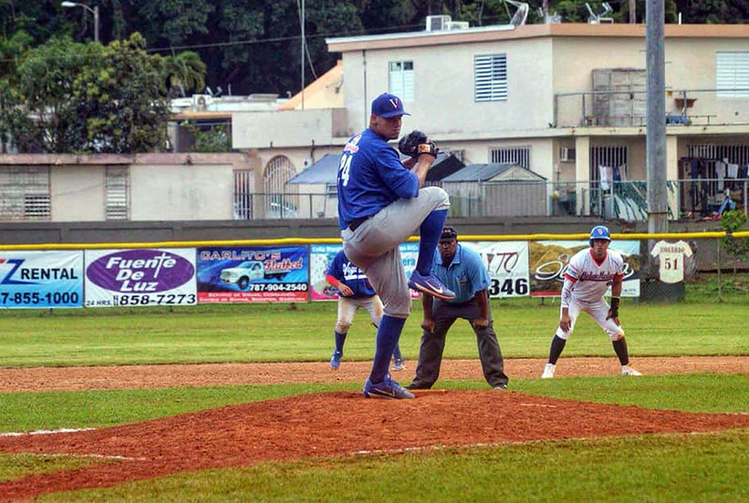 Anthony Seise tiró un no hit no run por Vega Alta (Foto por Mairim H. Batista)