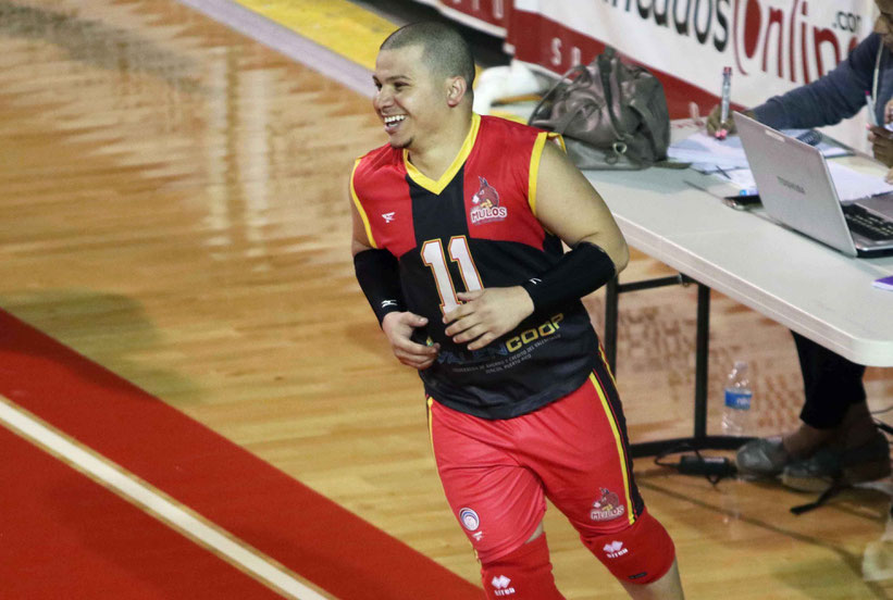 El líbero de los Mulos de Juncos, José Mulero es el ‘Líbero del año’ por su gran desempeño durante la temporada logrando la triple corona defensiva. / foto por Heriberto Rosario Rosa
