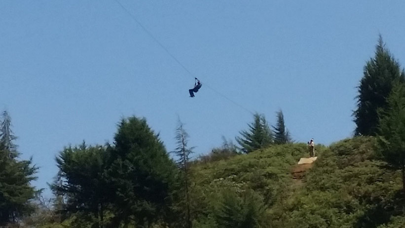 Ziplining im Kereita Forest, Kenia