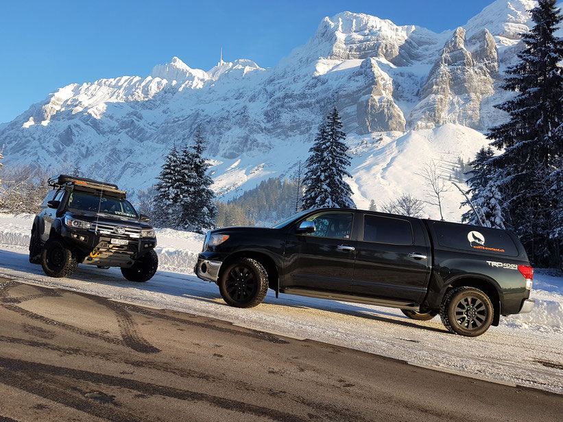 Schwägalp Winter Schnee Snow Schweiz Berge Mountain Alpen Winterwonderland Zumiko Toyota Tundra Hilux Revo #ProjektBlackwolf wolf78 offroad overland Sonne Landschaft Landscape Foto Picture wolf78-overland.ch