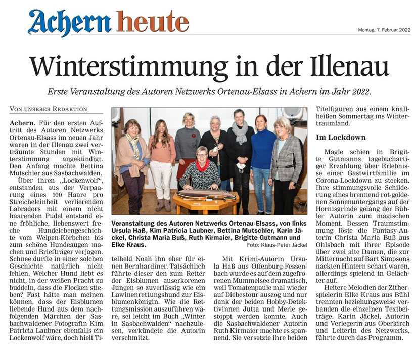 Mittelbadische Presse, ARZ, 07.02.2022