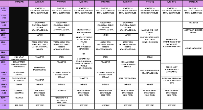 2019 July K-POP Camp - KPOP SCHOOL