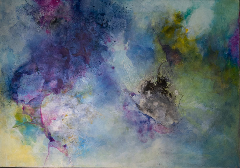 Nr. 26 / ANNA BAUER / "ohne Titel" (1), Acryl auf Leinwand, 100x70cm, 500,-€