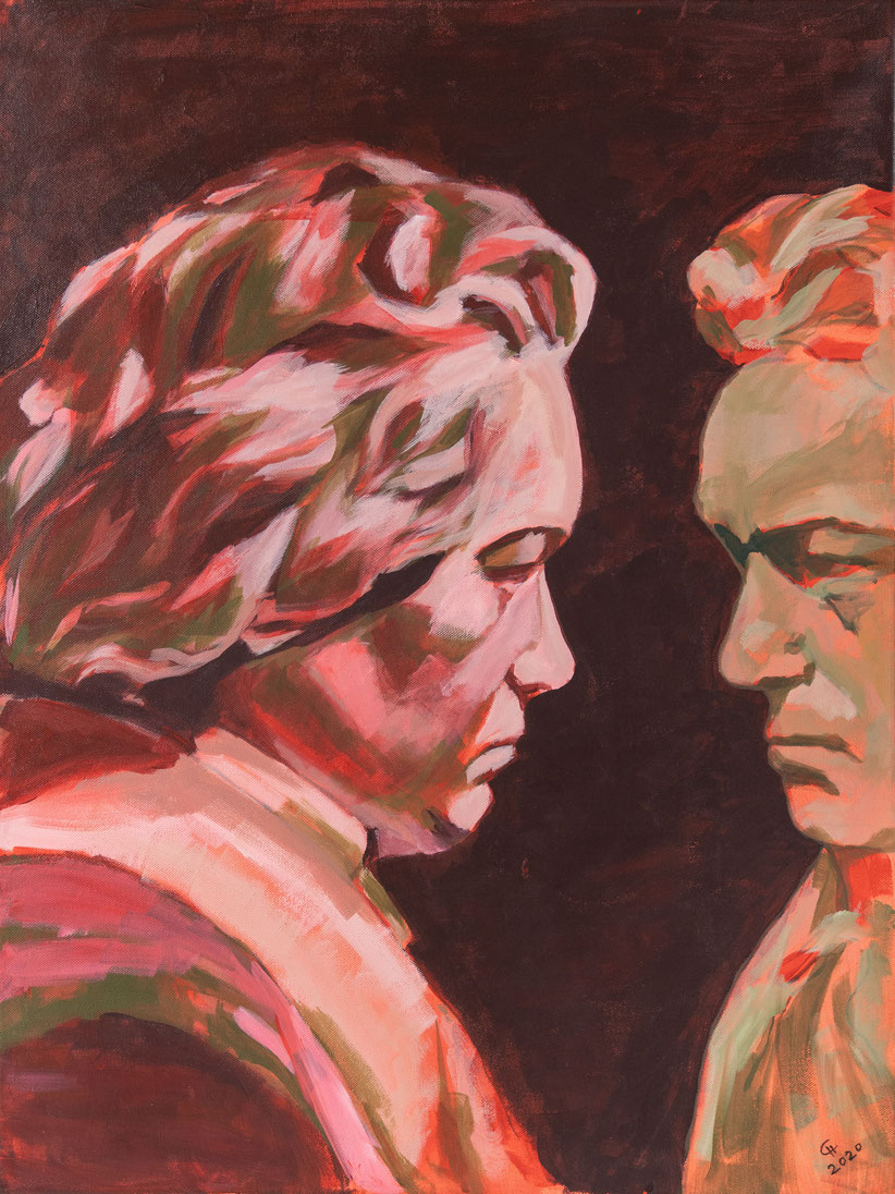 Nr. 55 / CHRISTIANE GOLLATZ / "Beethoven Begegnen", Acryl auf Leinwand, 60x80cm, 350,-€