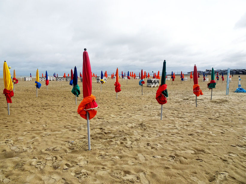 La plage de Deauville