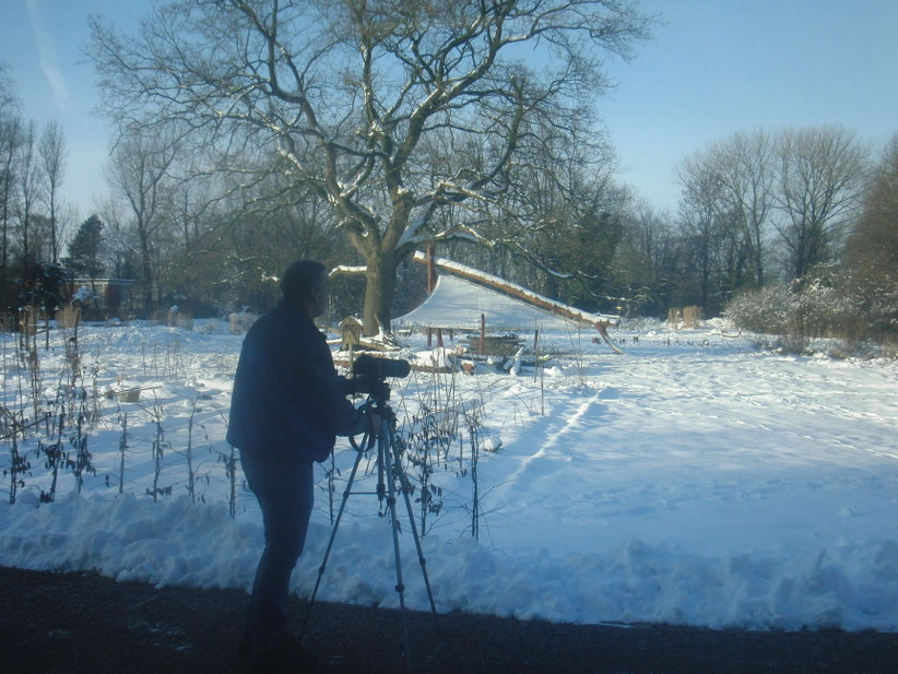 Th. Seemann hinter der Kamera
