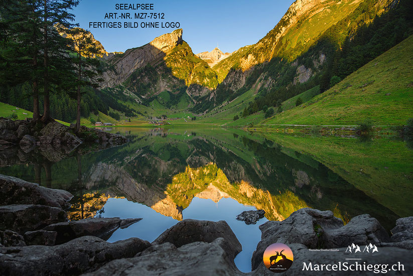 Seealpsee, Wandbild Bergsee