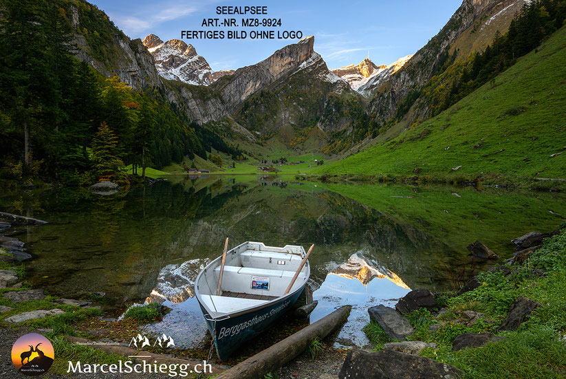 Bilder Seealpsee, Leinwandbild Seealpsee, Alpsteinbilder