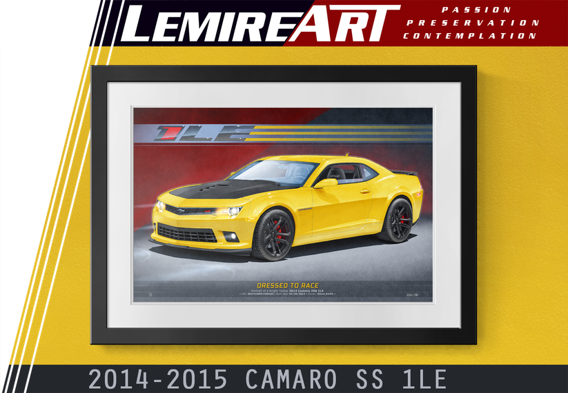 2014 Camaro SS 1LE drawing, 2014 Camaro 1LE drawing, 2015 Camaro SS 1LE drawing, 2015 Camaro 1LE drawing